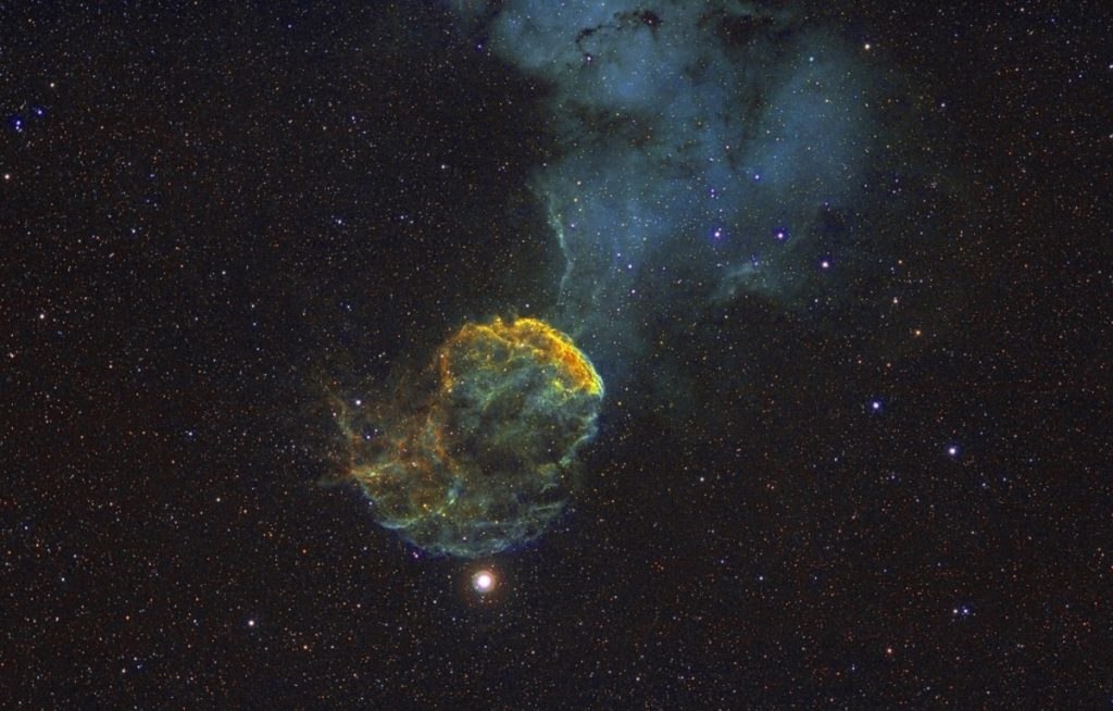 【Addiction】水母星雲 IC 443 Narrowband False Color