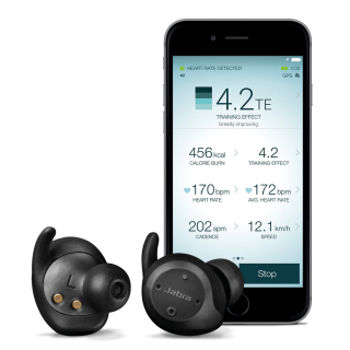 Jabra Elite Sport 配合專用的手機 App 《 Jabra Sport Life 》，組成輕巧而富專業感覺的運動追踪系統。