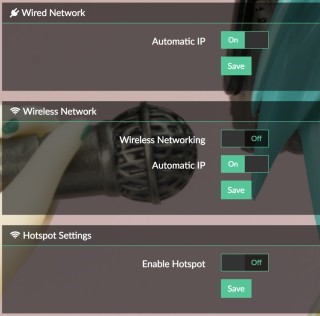 不單支援 Wi-Fi 連線，還可以開啟 Hotspot 模式，讓其他電腦進行點對點控制。