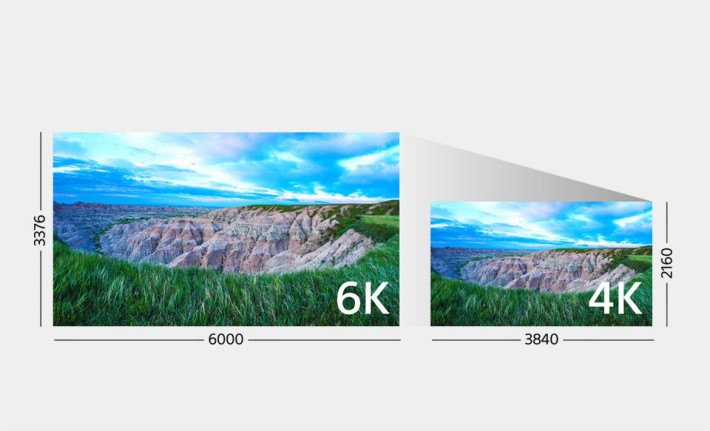 由於 a9 備有高讀取速度的全片幅感光元件，拍攝出來的 4K 影像資料量已達到 6K 的級數，此機的 4K 影片是以 6K 資料 oversampling 產生出來的。