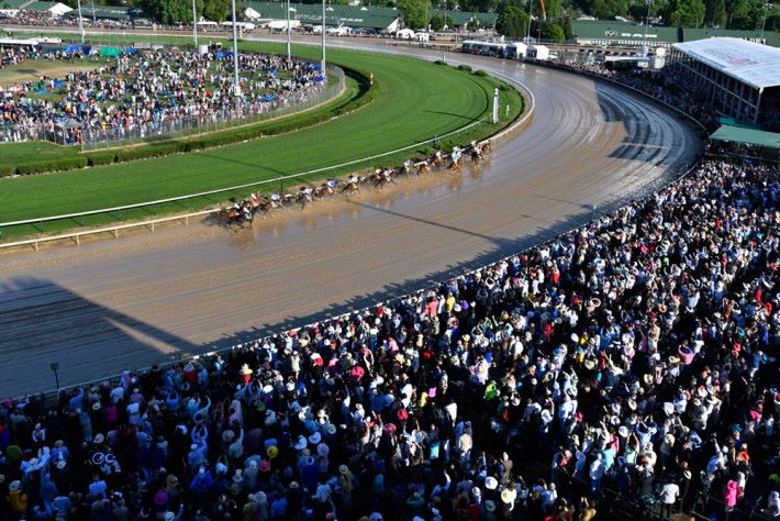 The 143rd running of the Kentucky Derby at Churchill Downs on May 6, 2017 in Louisville, Kentucky. (Bill Frakes for ESPN)