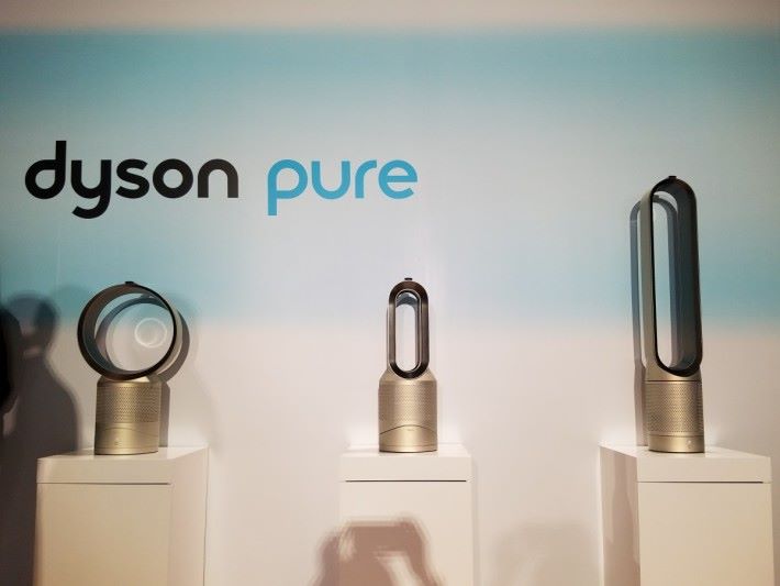 Dyson新一代的Pure系列空氣淨化風扇，共有三種款式。