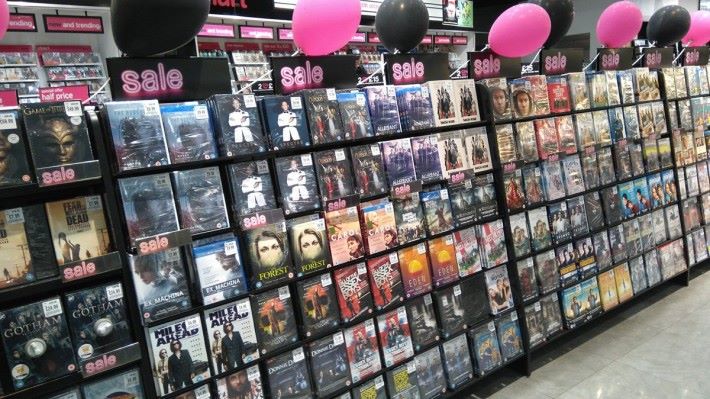 電影光碟的銷量正不斷下跌。