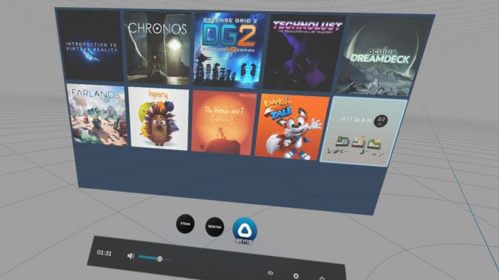 安裝 Revive 破解軟件後可跨平台玩 VR 遊戲。