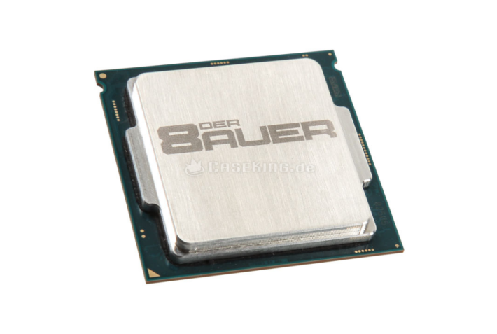 CPU 上印了 Der8auer 的標誌，圖為 5.2GHz Ultra Edition。