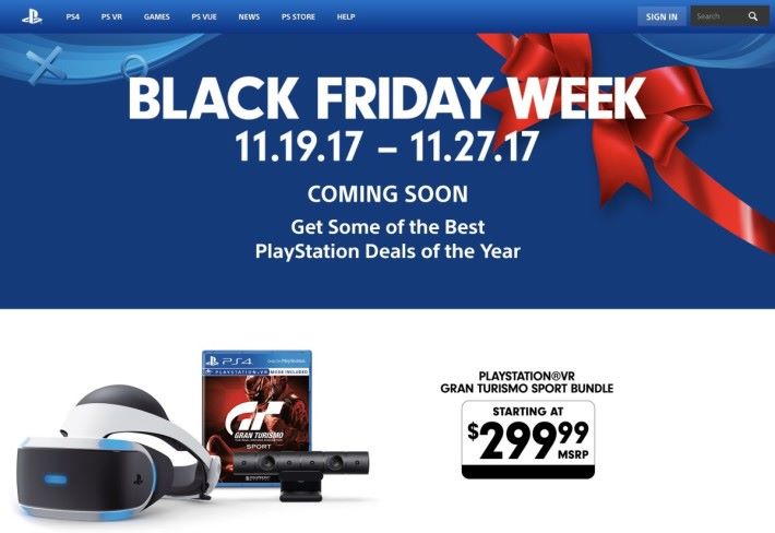 PlayStation 在美國 Black Friday 期間推出減 US$100 的優惠