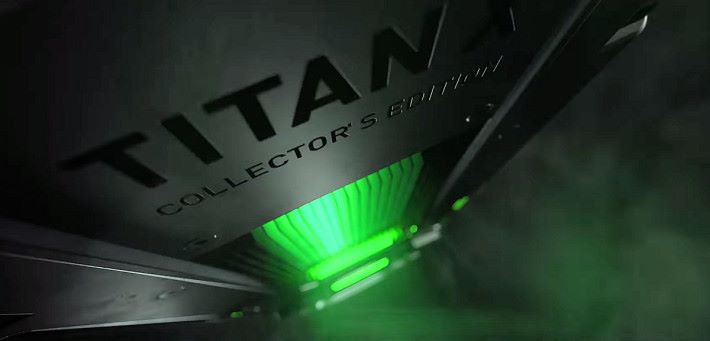 新卡寫著「TITAN X Collector's Edition」。