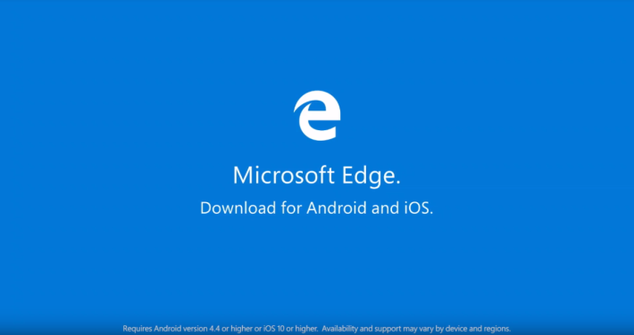 Microsoft Edge 瀏覽器要進軍手機界了！