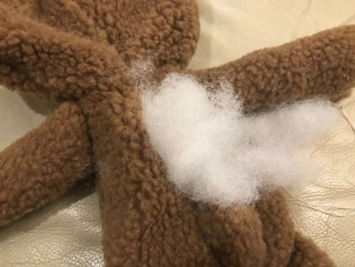 棉花的多少影響毛公仔的形態。