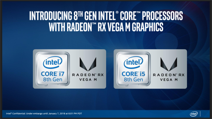 搭載 AMD Vega 內顯的 Intel CPU 終於面世！