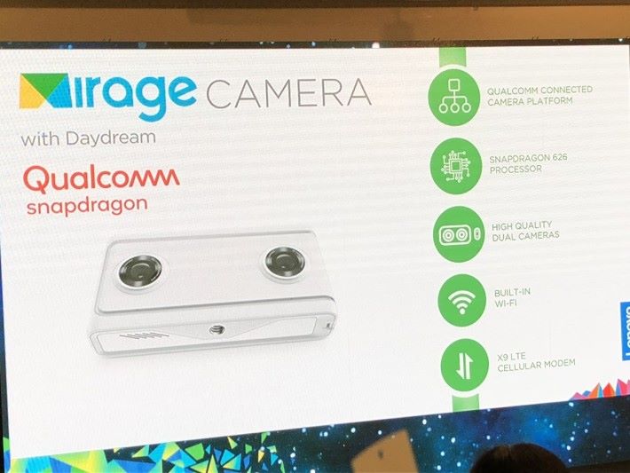 Mirage Camera 支援 4K VR180 拍攝。