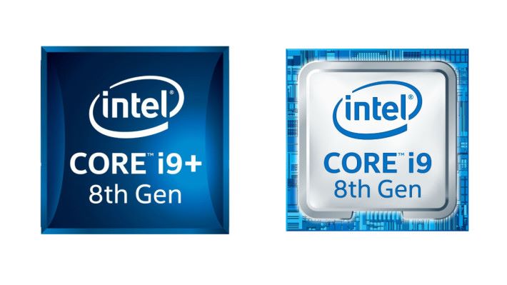 左邊的 i9-8950HK+ 與右邊的 i9-8950HK，在規格方面完全沒分別，除了前者支援 Intel Optane Memory 之外。