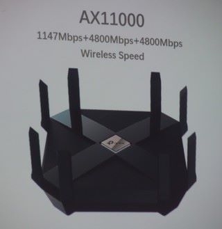 預告推出 AX11000 Router。