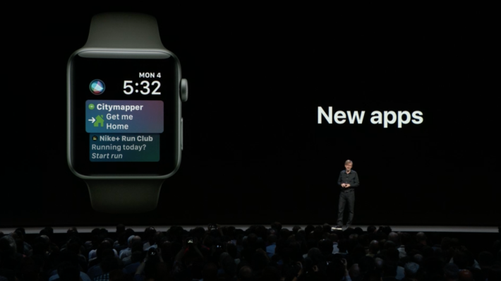 對應更多第三方 Apps，可在一個錶面可處理更多事情。