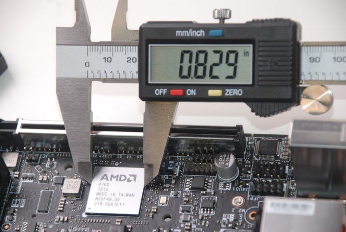 AMD B450 的尺寸(1)