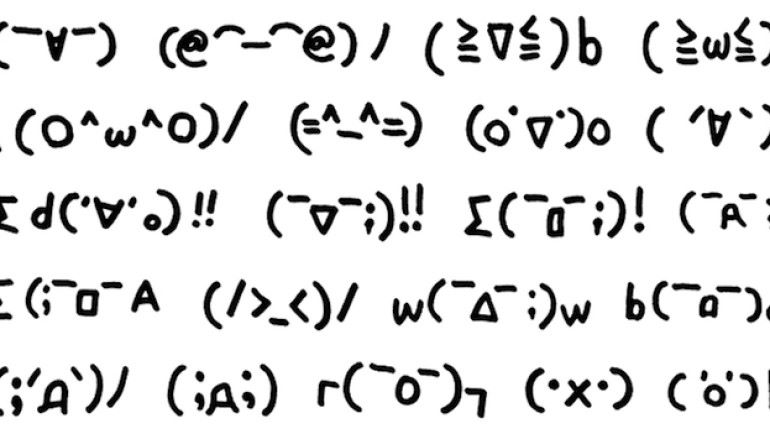 世界表情符号日 来试试元祖级的日本颜文字吧!