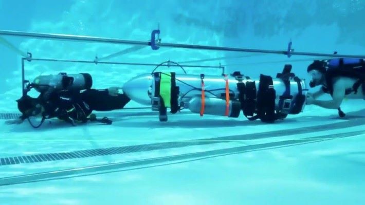 Space X 的迷你潛艇，最終沒被泰國救援團隊採用。