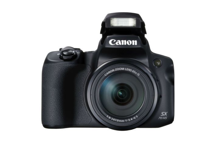 Canon PowerShot SX70 HS 擁有 65 倍光學變焦鏡頭。