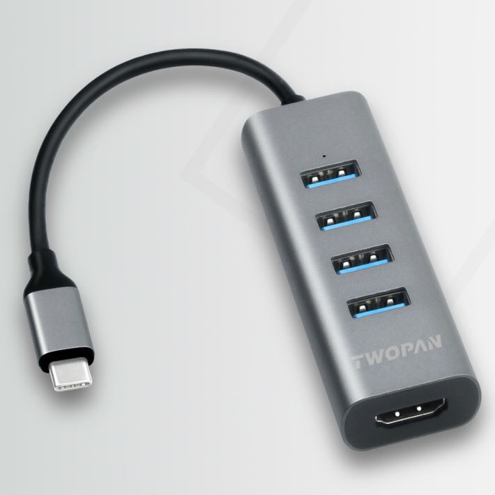 支援 4 組 USB 3.0 及 HDMI 輸出的 T1-H 