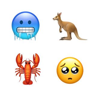 「凍到結冰」或者「傷心樣」說不定會成為大家日後常用的 Emoji。