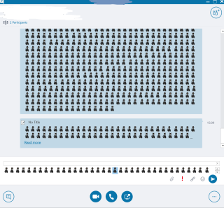 向 Skype for Business 發送 800 隻貓 Emoji⋯⋯