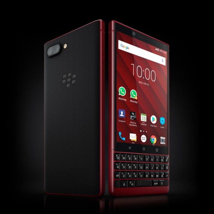 Blackberry 沒有趁 MWC 公在新型號，只公布推出 128GB 的 Blackberry Key 2 Red Edition。