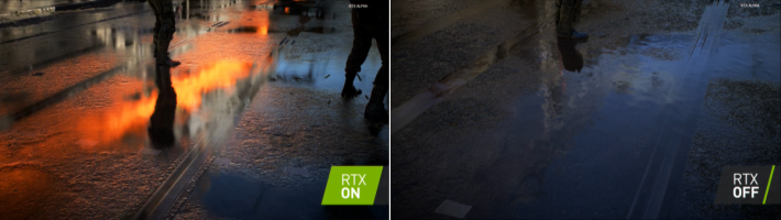 NVIDIA 於發表會展示 RTX On 與 RTX Off 效果相差很大，但實際在遊戲呈現的效果並不明顯，亦有玩家反映在與敵人激戰時，其實沒暇留意到這些細節。