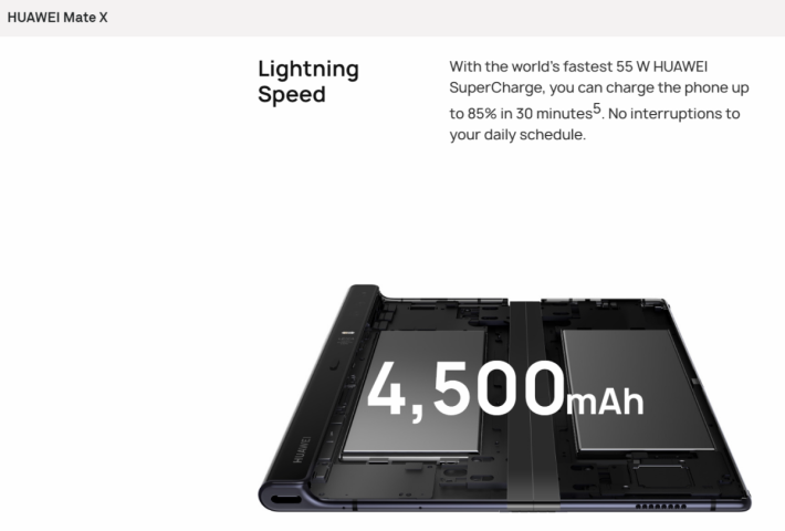 Huawei SuperCharge 技術用 30 分鐘充到 85%，小米今次展示的技術多了 Turbo 一字，應更上一層樓。