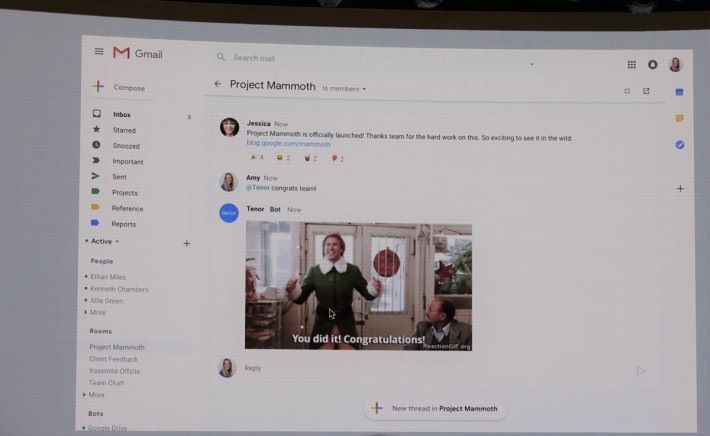 Google 在 Gmail 加入 Chat 聊天功能，讓用戶集中在同一空間傾談聊天。