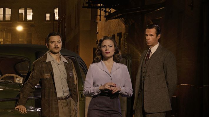 電視劇 Agent Carter 裡面，由 James D’Arcy 的 Jarvis 一直幫助 Peggy Carter 應付不少難關