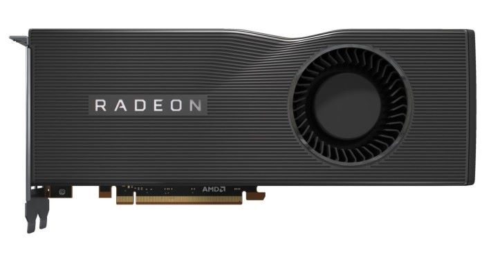 AMD Radeon RX 5700 Navi 顯示卡上有巨大凹痕。