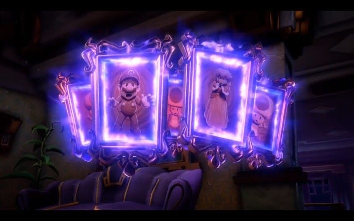 Mario 於《 Luigi Mansion 》中已經連續多集被困在畫中。