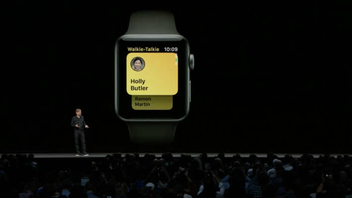 Apple 是在去年推出 watchOS 5 的時候推出對講機功能的