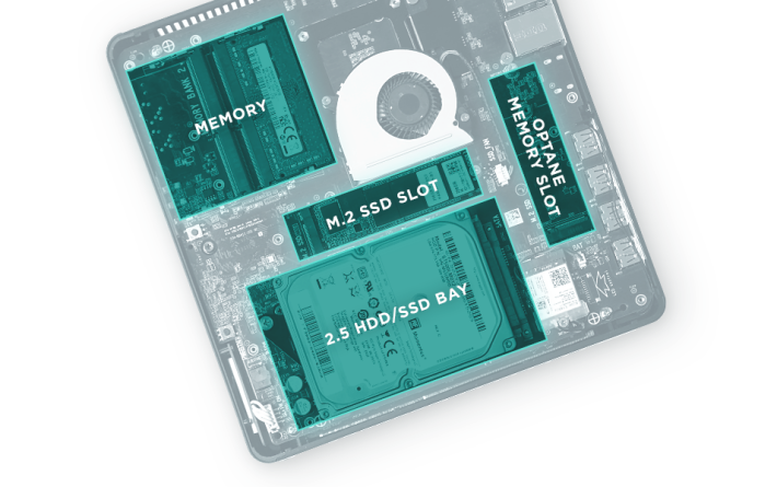 擴充容易，還具備 Intel Optane Memory 插槽。