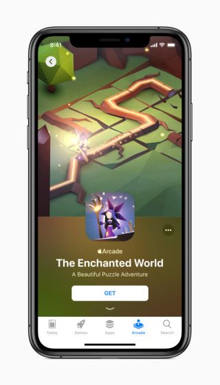 升級到 iOS 13 次後，Apple Arcade 會在 App Store 佔有一個 Tag 。