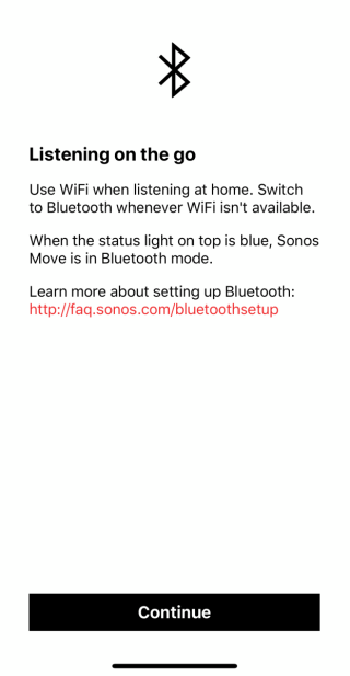 ．除在窒內使用 Wi-FI 方式連線外，也可能使用藍牙和手機直接連線，但藍牙方式下 SONOS App 會失去功能。