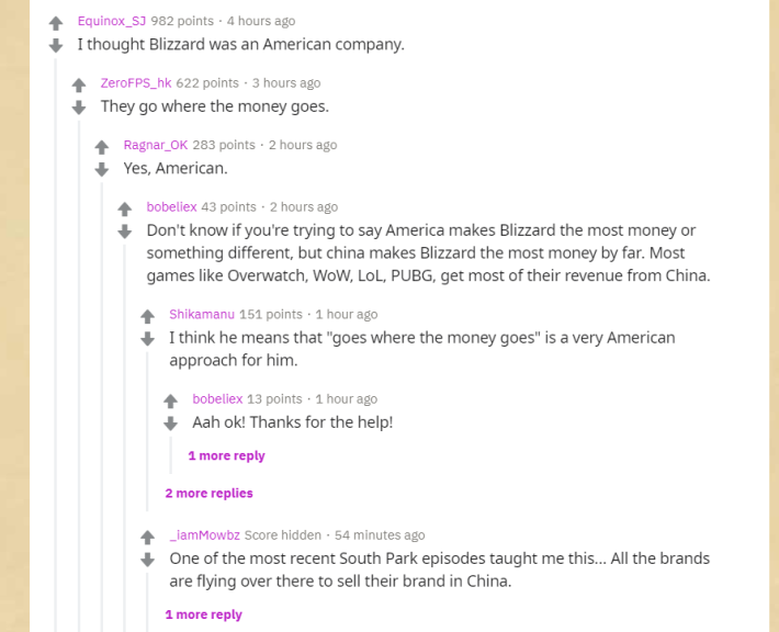 美國討論區 Reddit 的玩家反應。