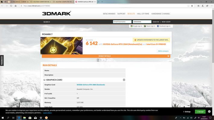 PCMark 的表現其實比 3DMark 更好，可見處理器效能對測試的影響頗大。