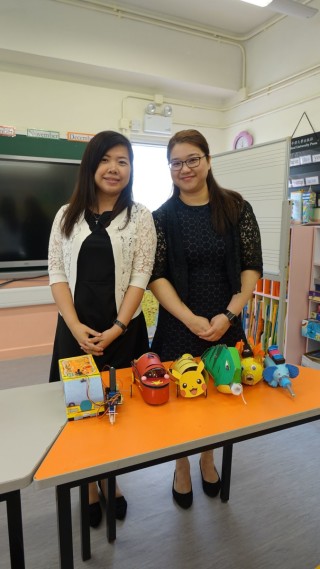 （左）課程發展主任李秀鳳及（右）常識科科主任賴慧貞於兩年內為SPPCS統籌全校的STEM課程。