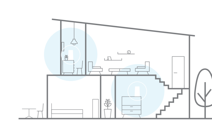 Mesh Wi-Fi 為大面積家居提供 覆蓋範圍與速度兼 備的方案。