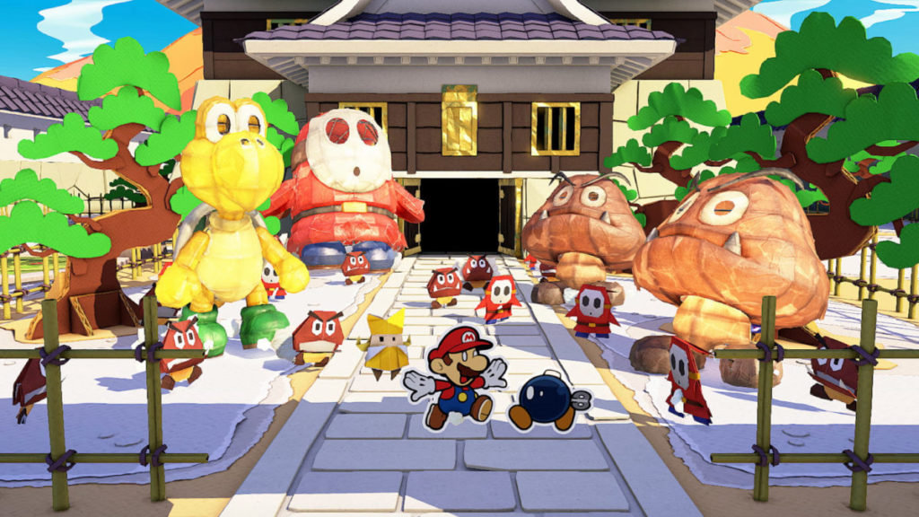 為拯救變成摺紙的公主， Mario 將會與同伴展開新旅程。