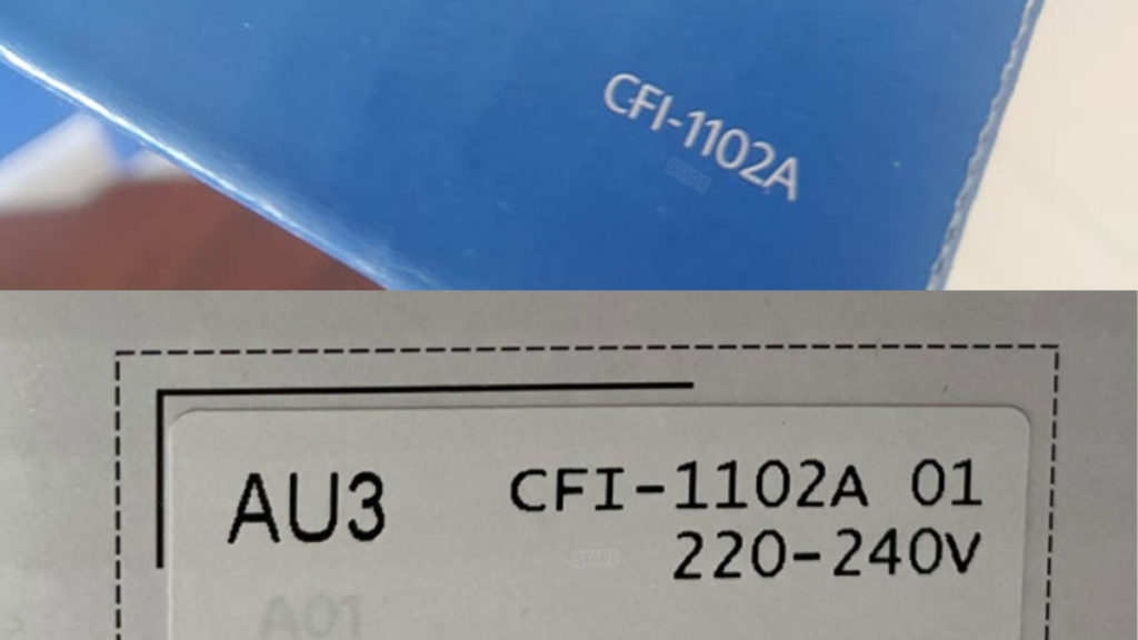 在澳洲出現的 PS5 光碟版新型號主機編號為 CFI-1102A 。