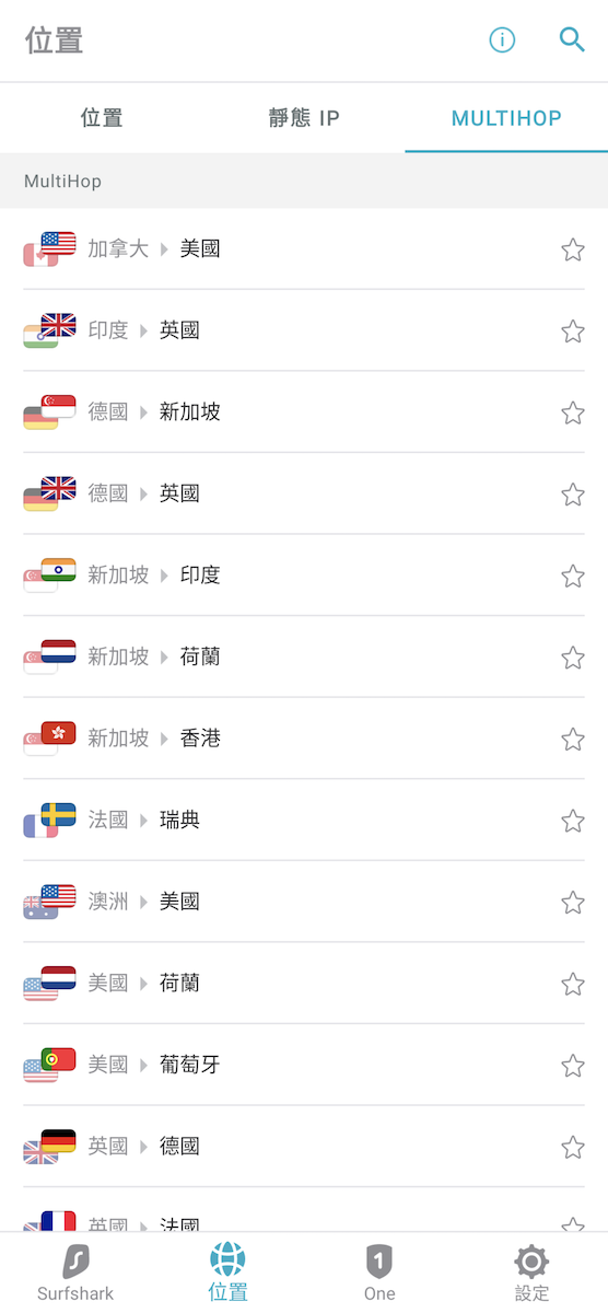 甚至可透過「MULTIHOP」達到多重 VPN 地點的功能，提升安全性。